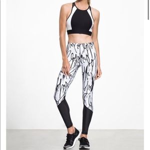 Carbon 38 Leggings x Love Me Medium Black & White